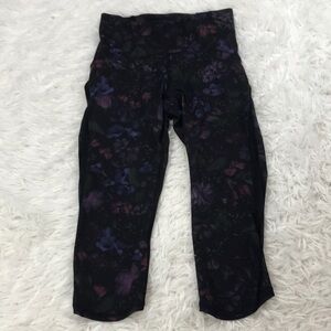 🔥$SALE$🔥 Lululemon Train Times Crop (17")Frozen Flourish